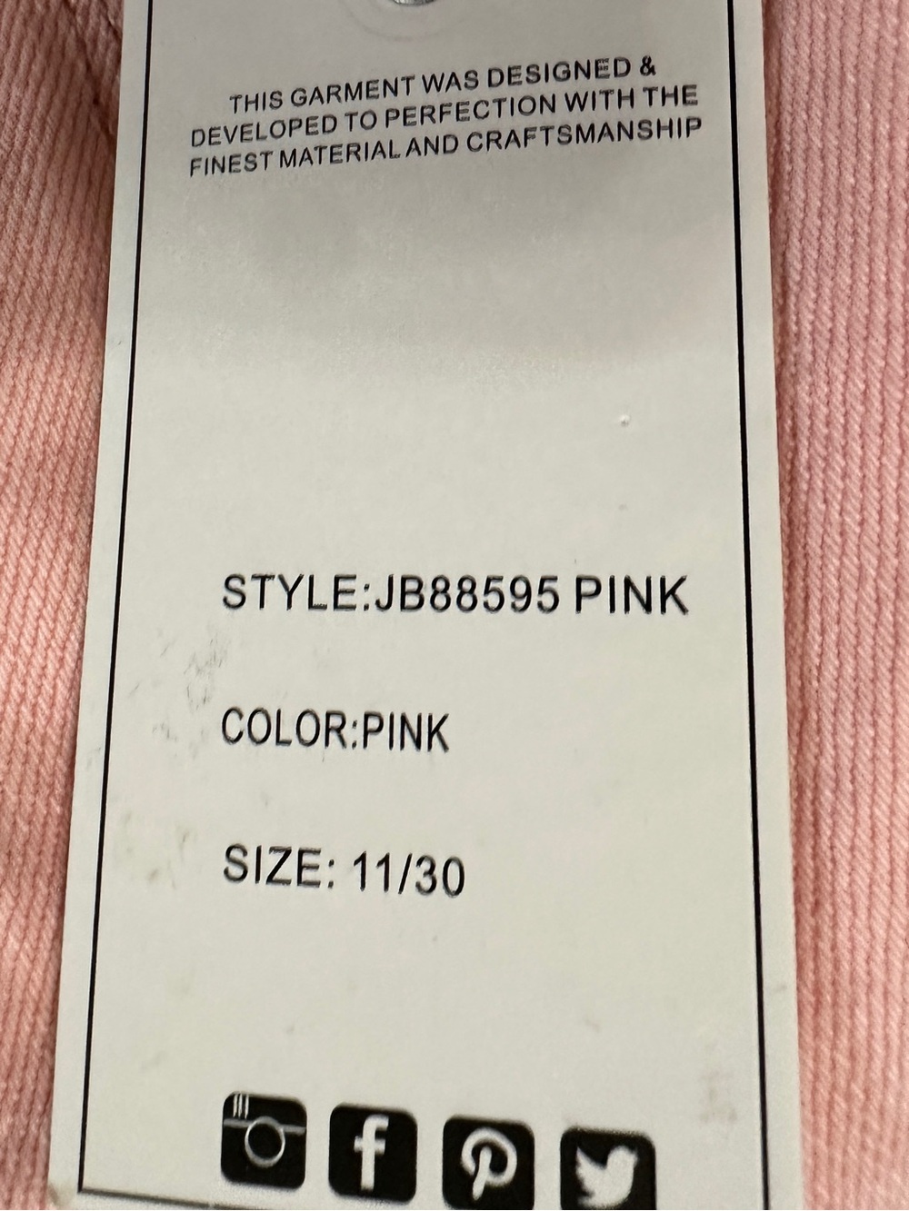 Judy Blue Pretty in Pink Mid-Rise Distressed Jeans Flare Size 11/30 - Picture 15 of 16